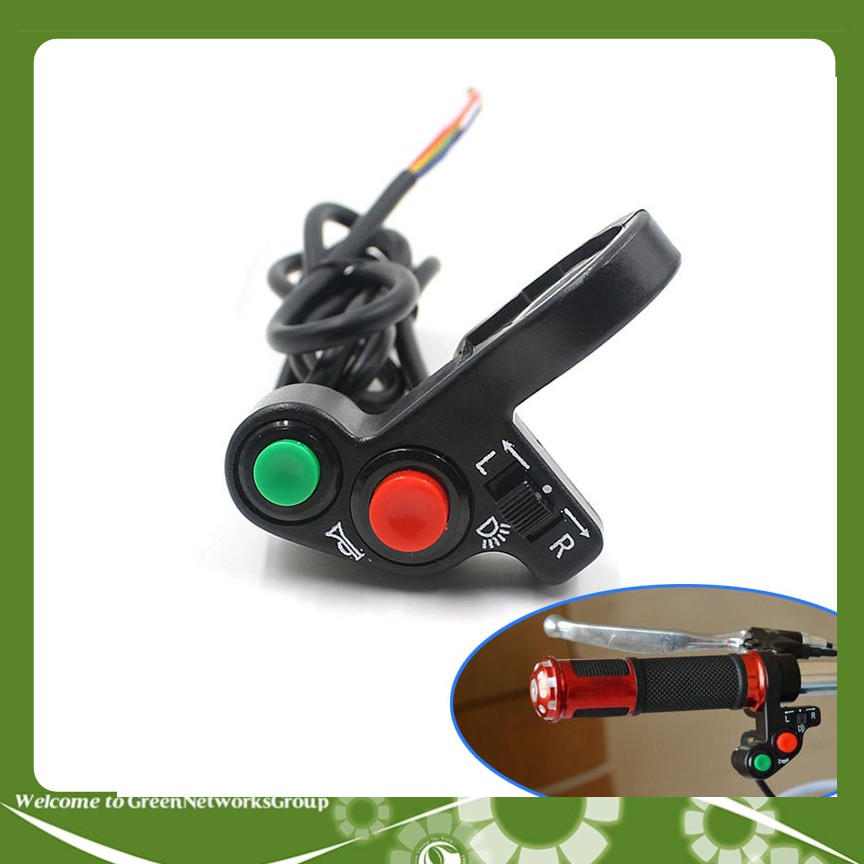 Cùm công tắc F5 với 4 chức năng on, off, còi xe, xi nhan