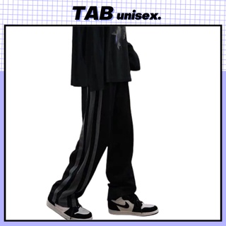 Quần line suông ống rộng dài - tab unisex