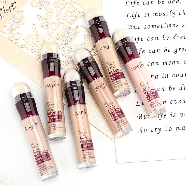 Kem che khuyết điểm vùng thâm mắt Macfee Eraser Concealer Pens 6ml