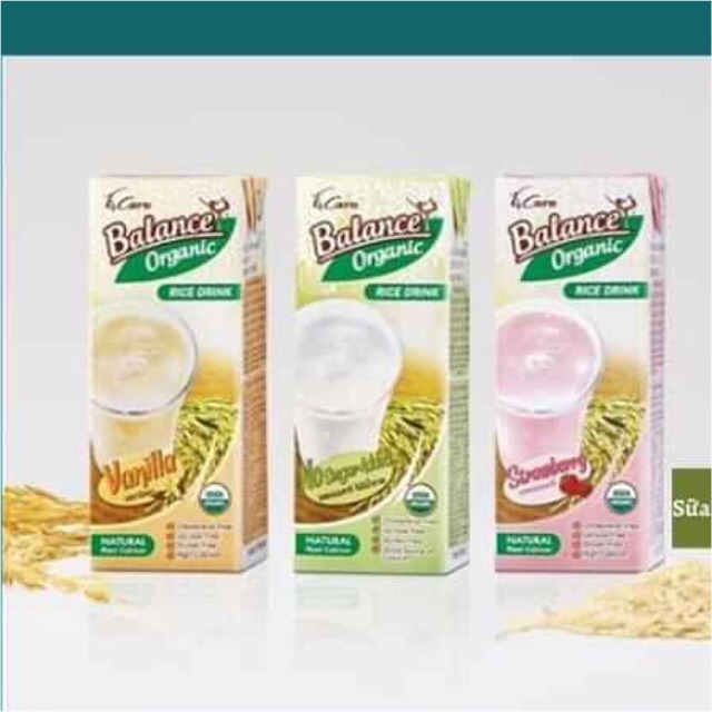 Sữa gạo hữu cơ Thái Lan Balance_4care