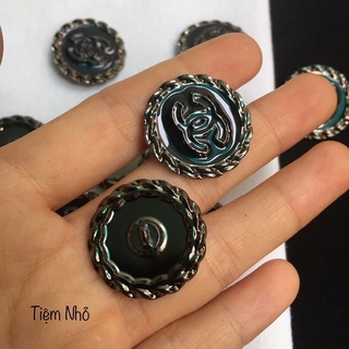 Nút kim loại không gỉ, kích 2.2cm