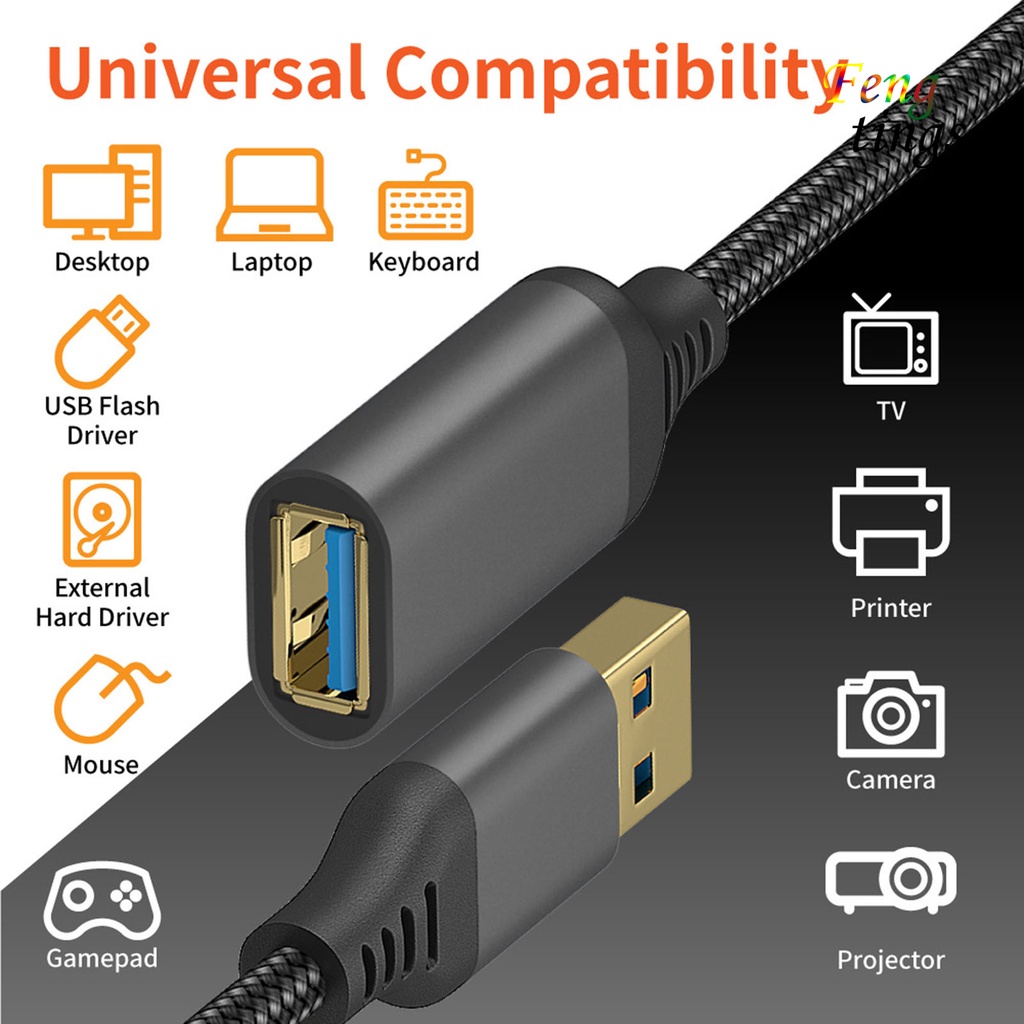 Cáp nối dài cổng cắm Usb 3.0 tốc độ cao dành cho máy tính xách tay