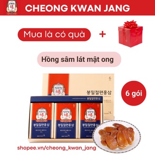 Hồng sâm lát tẩm mật ong KGC 6 gói x 20g- Cheong Kwan Jang - HONEYED KOREAN RED GINSENG SLICES 20g