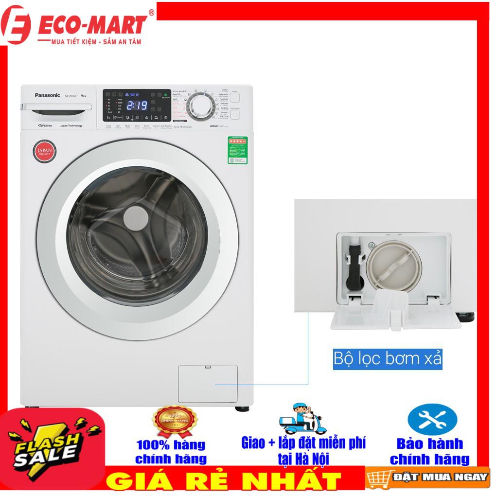 NA-V90FG1WVT Máy giặt Panasonic cửa ngang 9 kg NA-V90FG1WVT Miễn phí giao+Lắp đặt tại Hà Nội-đi tỉnh liên hệ shop