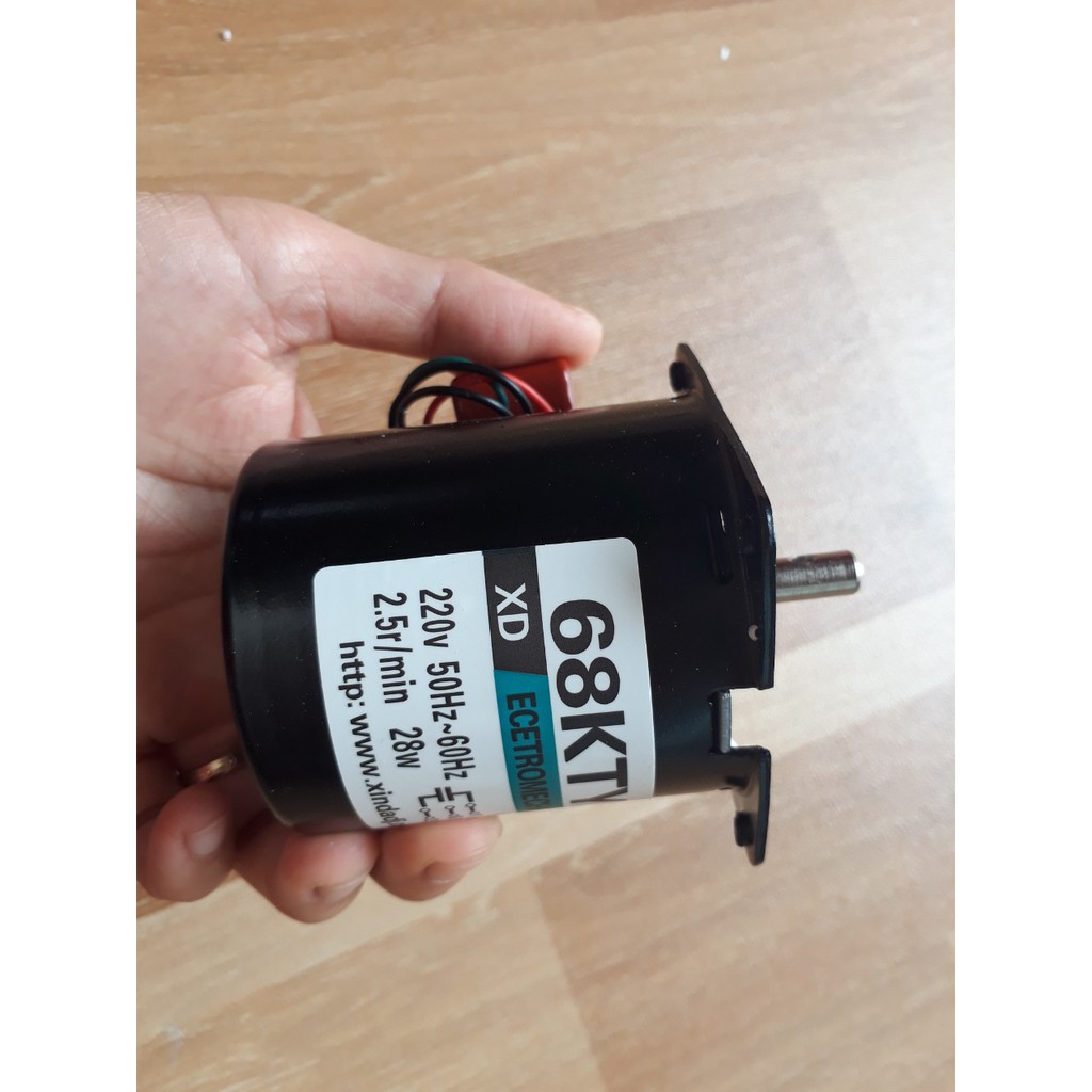 Motor Quay Chậm 220V 28W - Động cơ đảo trứng có đảo chiều - Phụ kiện làm máy ấp trứng 1000 trứng