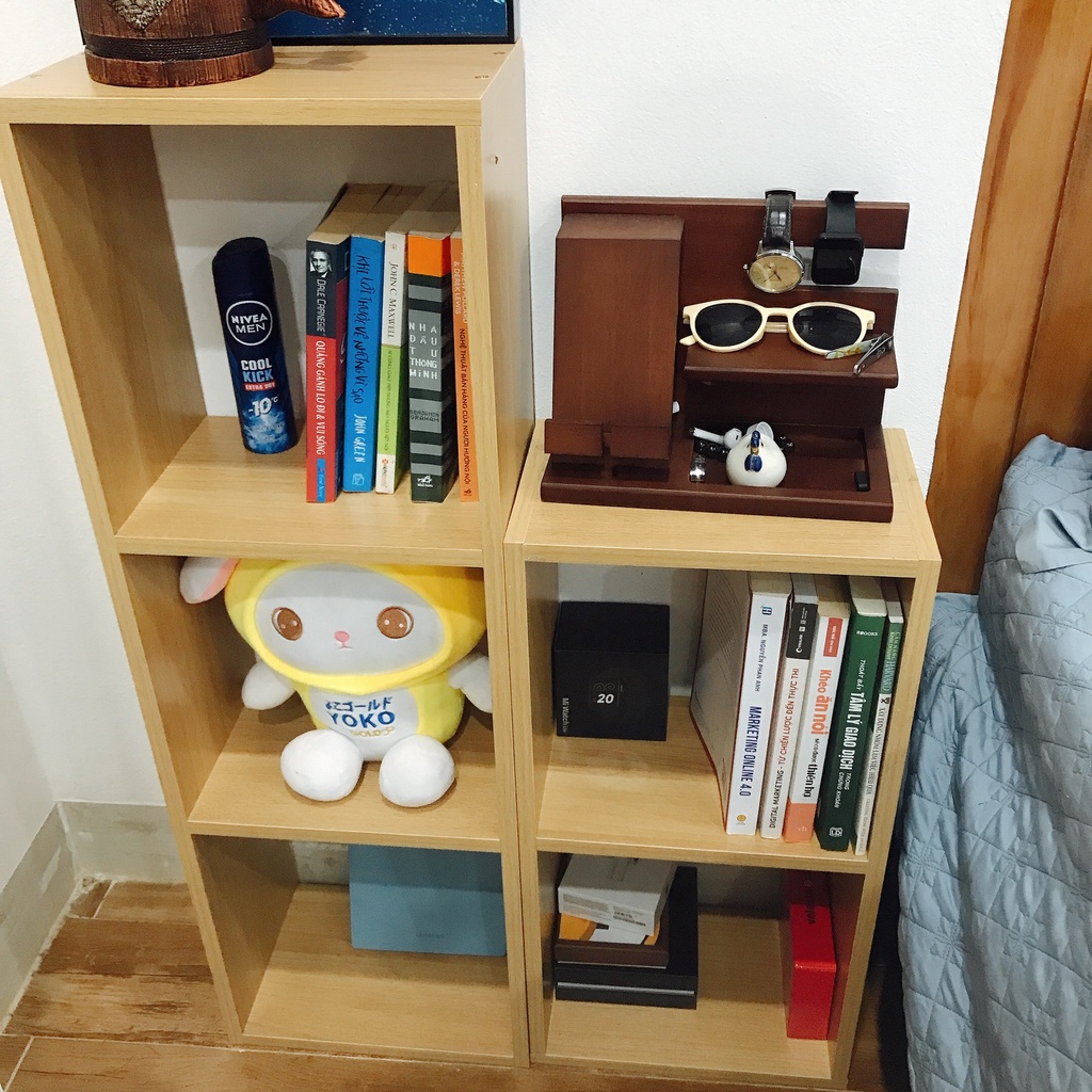 Kệ ô vuông màu vân sồi thương hiệu TADA VIETNAM