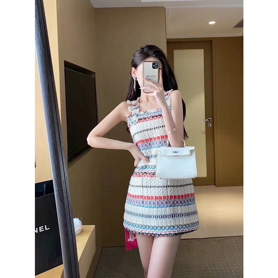 Đầm Chanel Phong Cách Phương Tây Thời Trang Mùa Hè Dành Cho Nữ