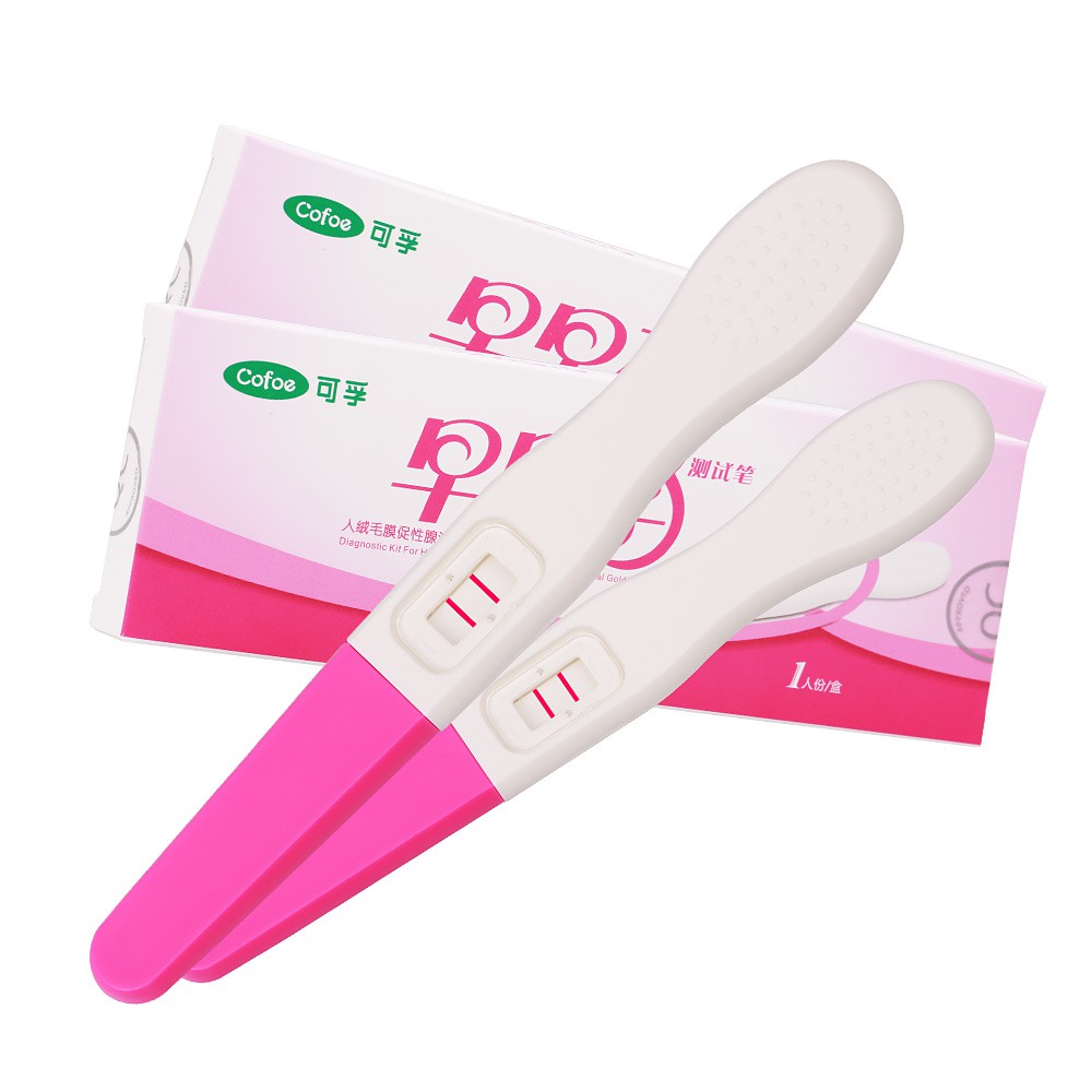 Que thử thai qua nước tiểu COFOE một bước tiện dụng