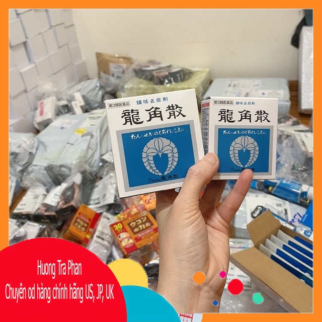 Bột ngậm ho, long đờm, viêm họng RYUKAKUSAN 20gr