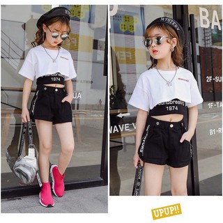 Set áo croptop và quần short