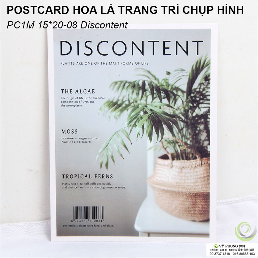 THIỆP CHỤP ẢNH POSTER 1 MẶT 15x20cm Phụ Kiện Trang Trí Chụp Ảnh Sản Phẩm PC1M15x20-01~9