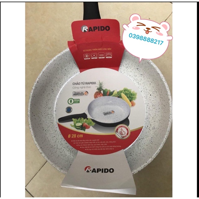 CHẢO TỪ MEN ĐỨC RAPIDO - size24