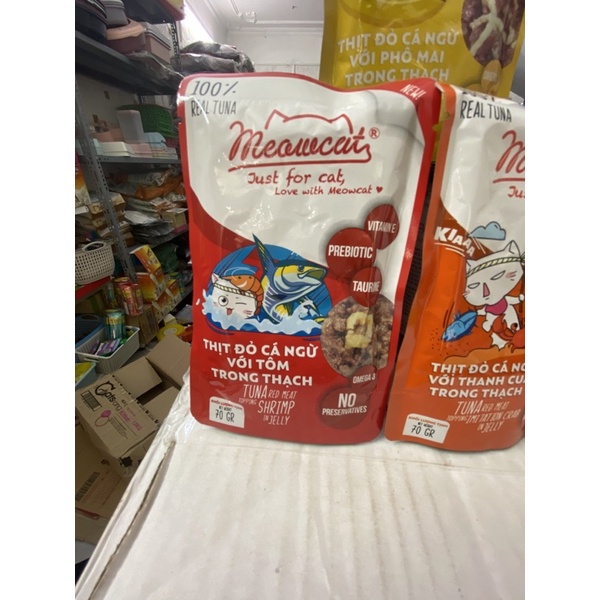 Pate cho mèo Meowcat 70g