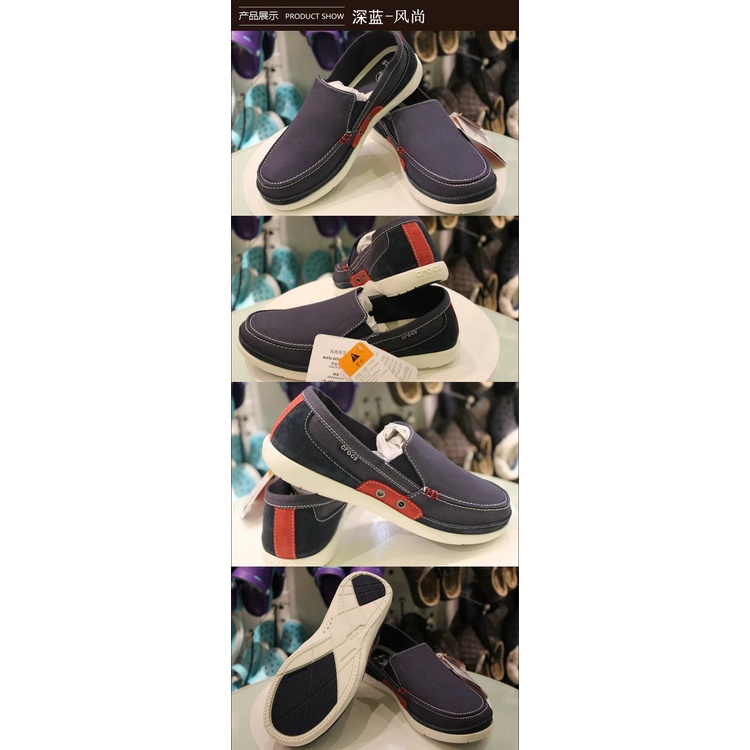 Giày Lười Canvas Crocs Phong Cách Hàn Quốc Cho Nam | BigBuy360 - bigbuy360.vn