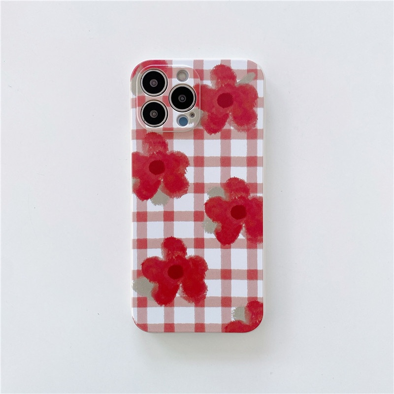 Ốp Điện Thoại Silicon Hình Hoa Đỏ Cho Samsung S10 lite Note 10 lite J2 PRIME J3 PRO J5 PRO J7 PRO M32 M62 A82 5G Note 10 PLUS S10 PLUS