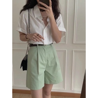Áo sơ mi thô hàn basic 40506 CHERRY COCO