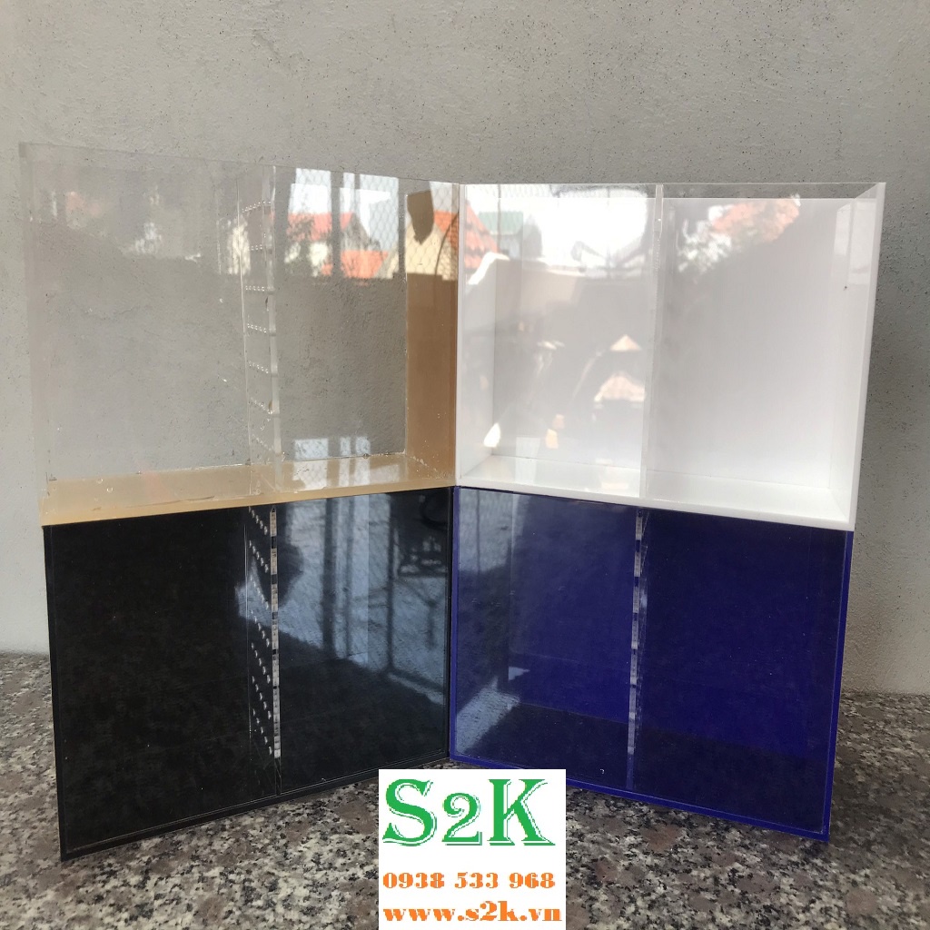 Bể acrylic 40x30x30, hồ mika siêu nhẹ phù hợp cho nuôi cá, cây thủy sinh... có thể dùng kèm theo đèn, bơm, lọc