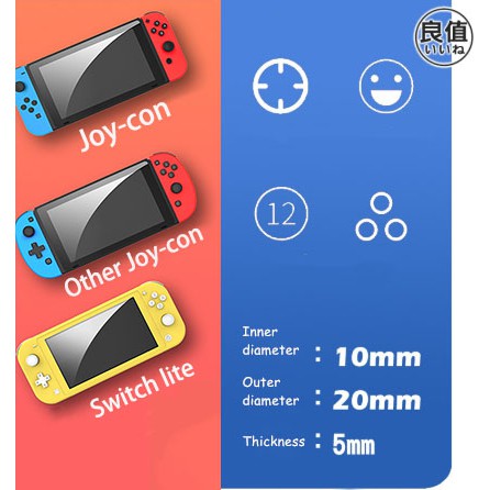 Vòng đệm IINE L241 cho cần gạt Joy-con của Nintendo Switch