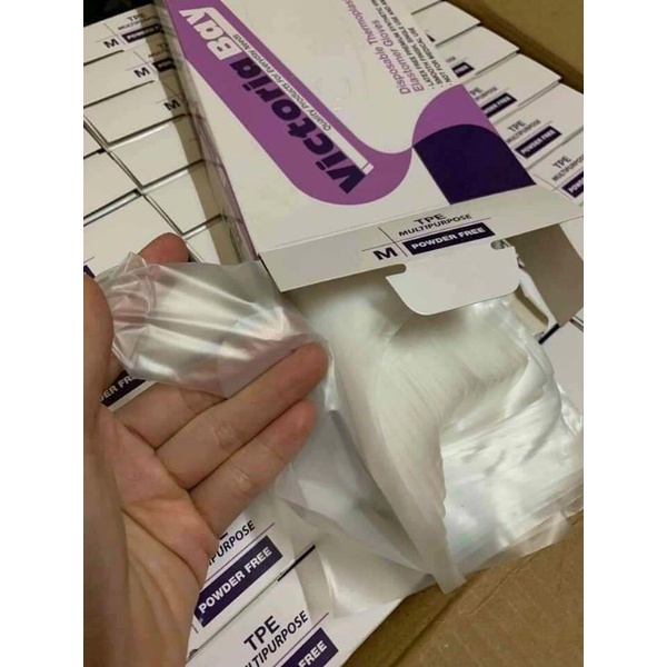 Hộp 100 găng tay nấu ăn siêu dai Victoria Bay