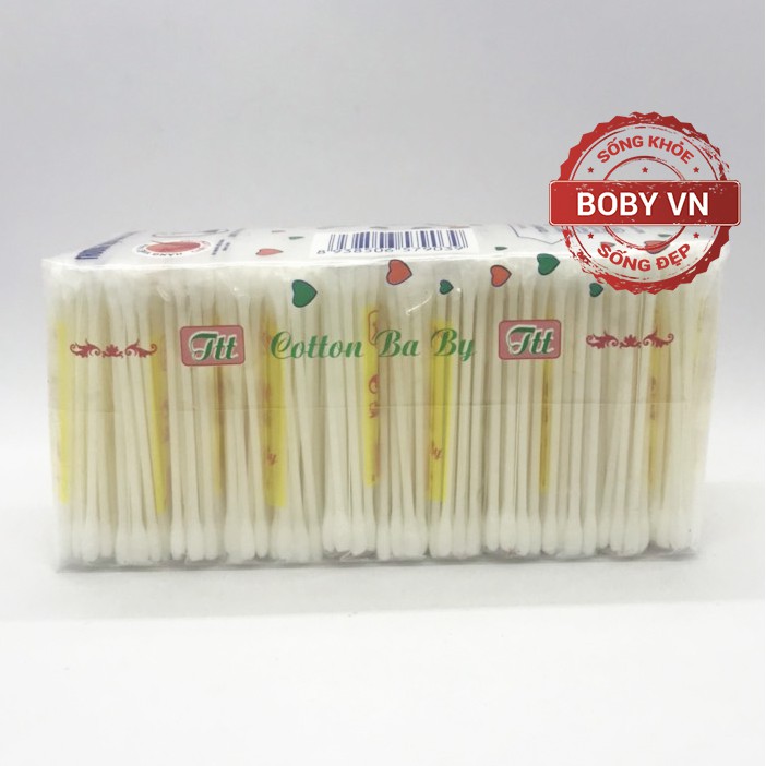 Tăm bông Fanni vệ sinh cho bé 100% cotton
