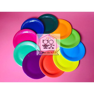 Set 10 đĩa giấy/dĩa giấy làm thủ công