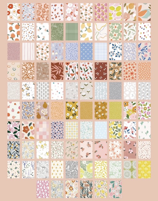 Tập 100 tờ giấy dùng để trang trí sổ, planner, album, penpal 🌿