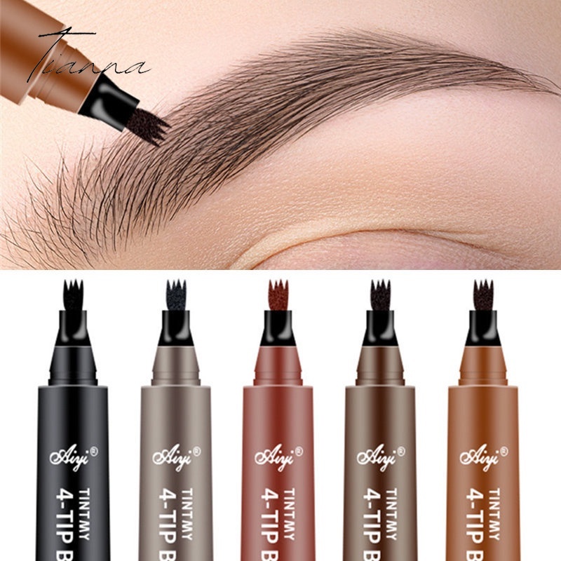 Bút Kẻ Lông Mày 4D Dạng Lỏng Không Thấm Nước Tạo Hiệu Ứng 4D