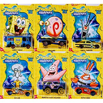 Siêu xe Hot Wheels chủ đề SPONGEBOB GDG83