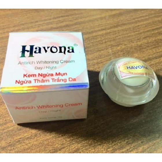 Kem ngừa mụn ngừa thâm trắng da ngày và đêm Havona