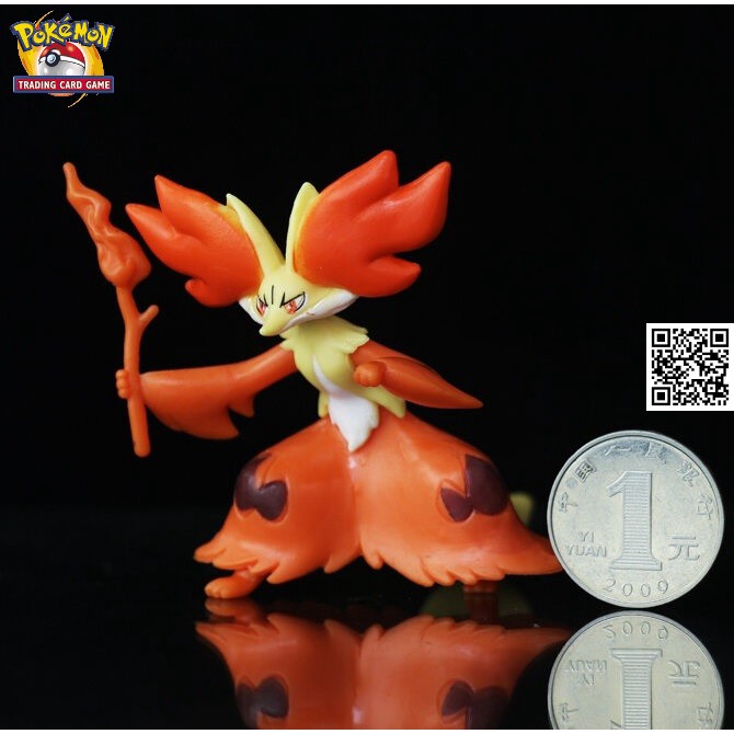 Mô hình Delphox Mahoxy Cáo Lửa Phù Thủy hoạt hình nhật bản Pokemon 1700 d4L 655