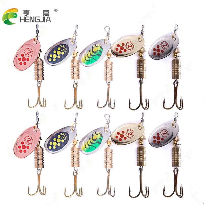 Mồi Câu Cá Giả Bằng Kim Loại Chính Hãng HengJia Chuyên Câu Cá Lóc, Lure - Sanami Fishing