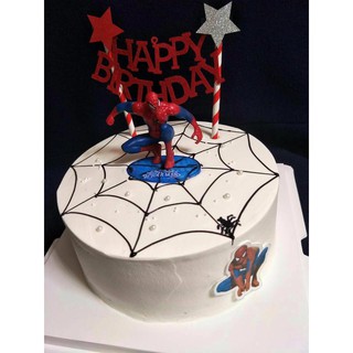 Set 7 người nhện Spiderman trang trí bánh
