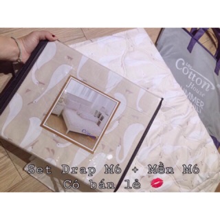 [Có sẵn] Drap Cotton house cartoon