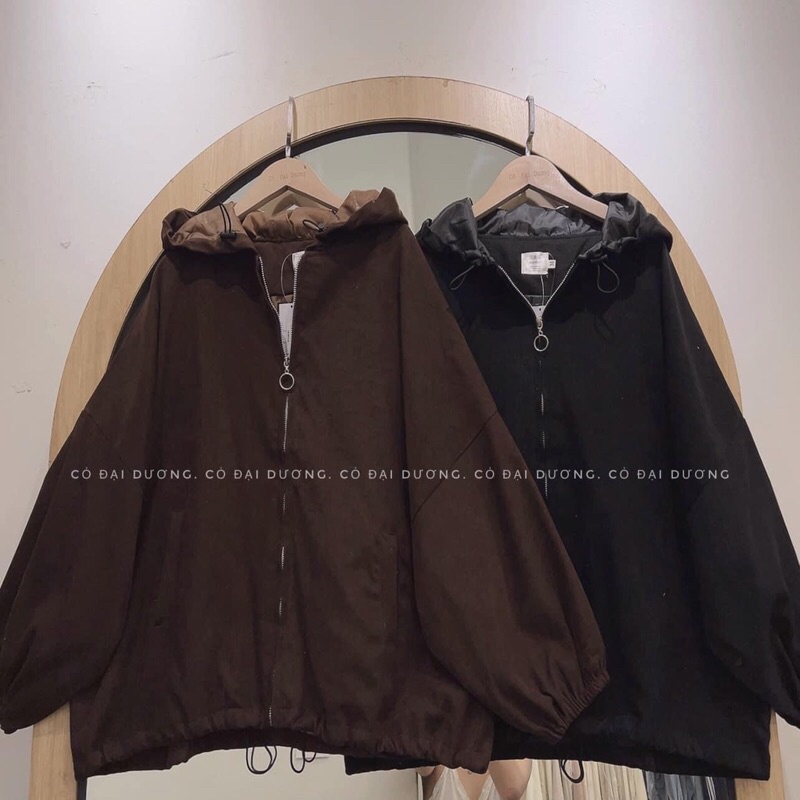 Áo khoác tăm trơn