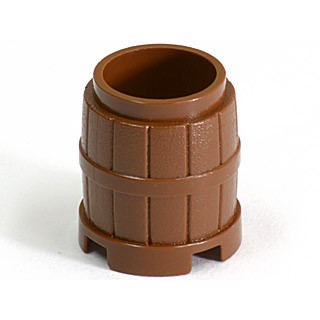 Gạch Lego chính hãng Thùng Barrel, Thùng Gỗ, Thùng hải tặc 2 x 2 x 2 / Lego Part 2489: Container, Barrel 2 x 2 x 2