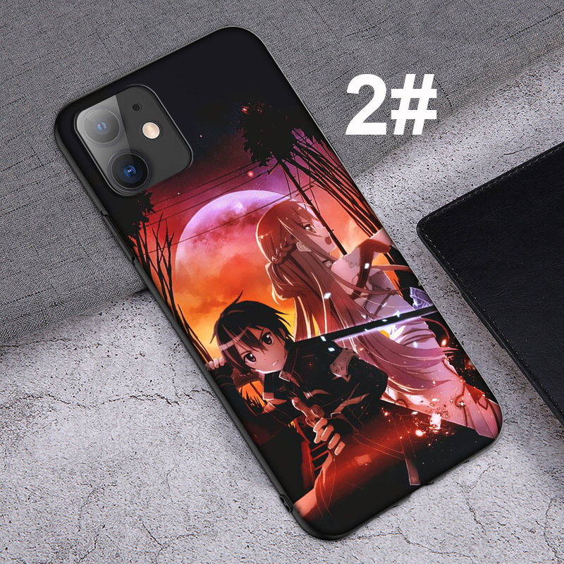 iPhone XR X Xs Max 7 8 6s 6 Plus 7+ 8+ 5 5s SE 2020 Casing Soft Case 119LU Sword Art Online mobile phone case