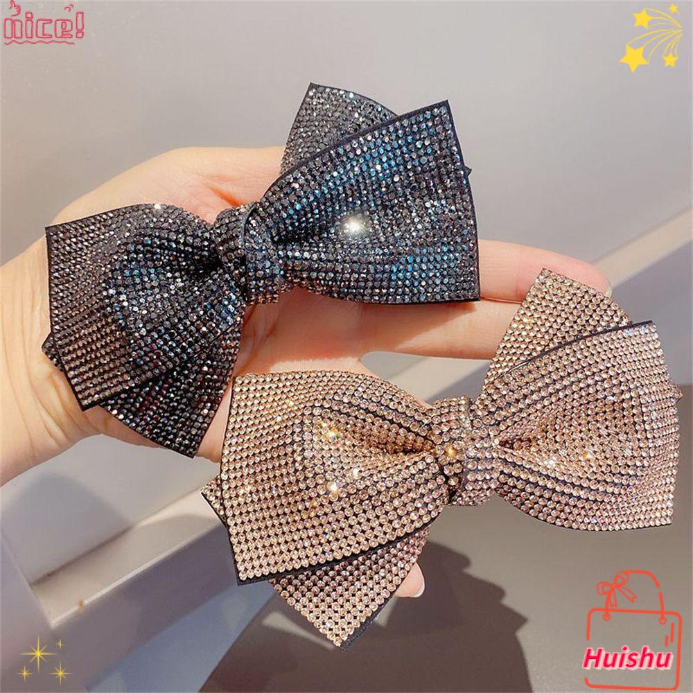 ✣Hs✣ Kẹp Tóc Đính Nơ Thời Trang Vintage Cho Nữ