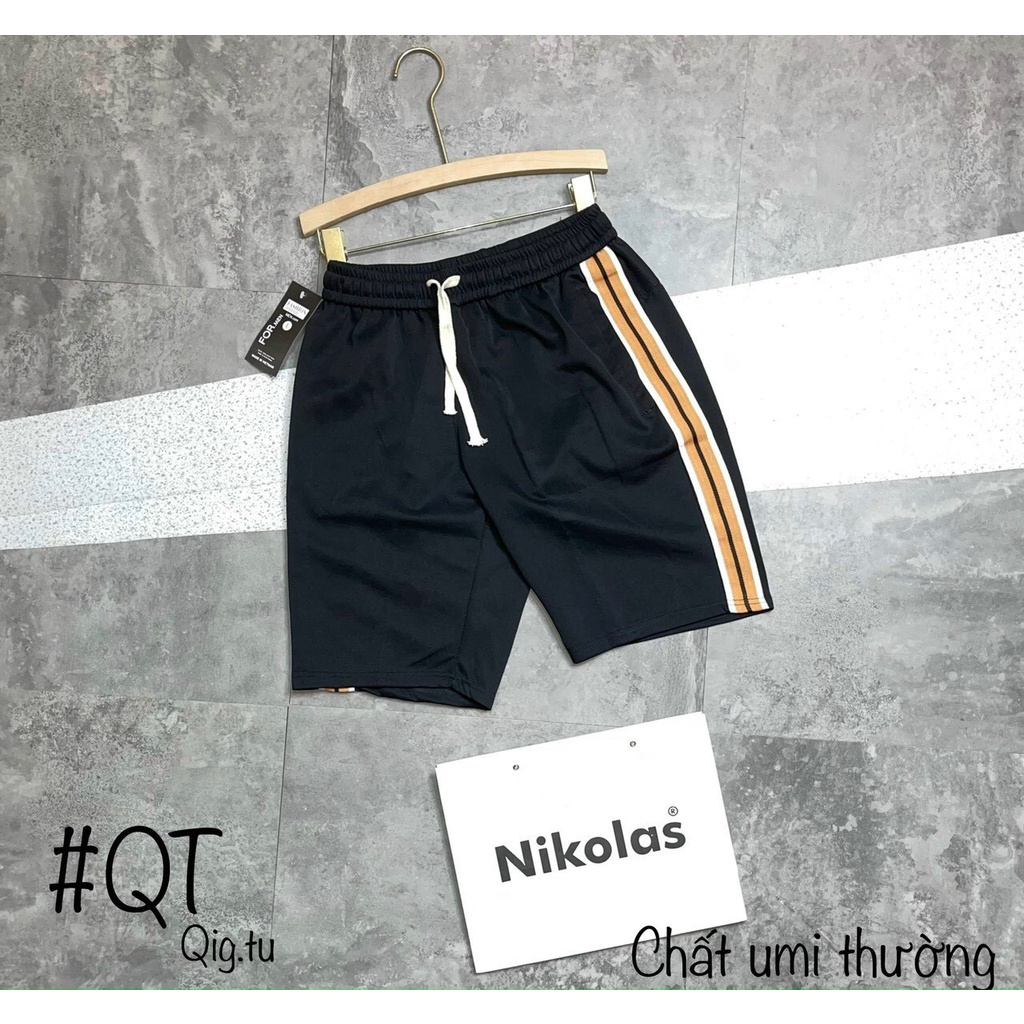 Quần short nam, Quần đùi thể thao TBG kẻ sọc unisex chất kiệu cao cấp thoáng mát không xù cho mùa hè