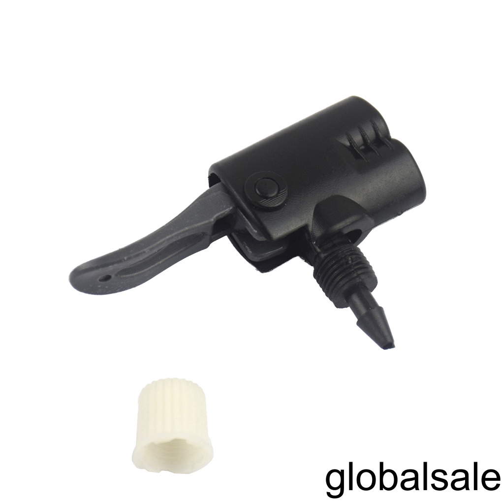 [Global] Bike Dual Head Valve Adapter Bicycle Tire Air Pump Inflator Valve Head Connector Bike Pump Accessories