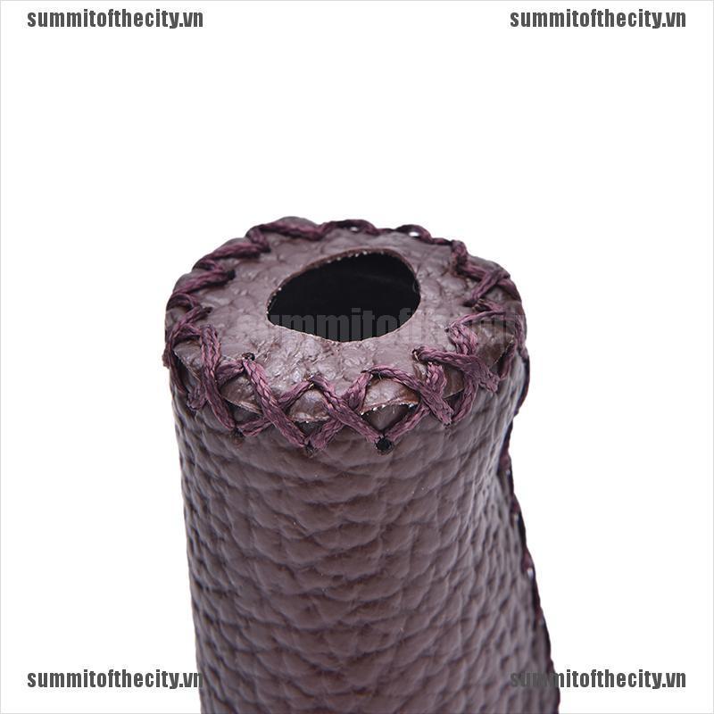 Bọc tay lái xe đạp leo núi bằng da nhân tạo kiểu vintage cao cấp