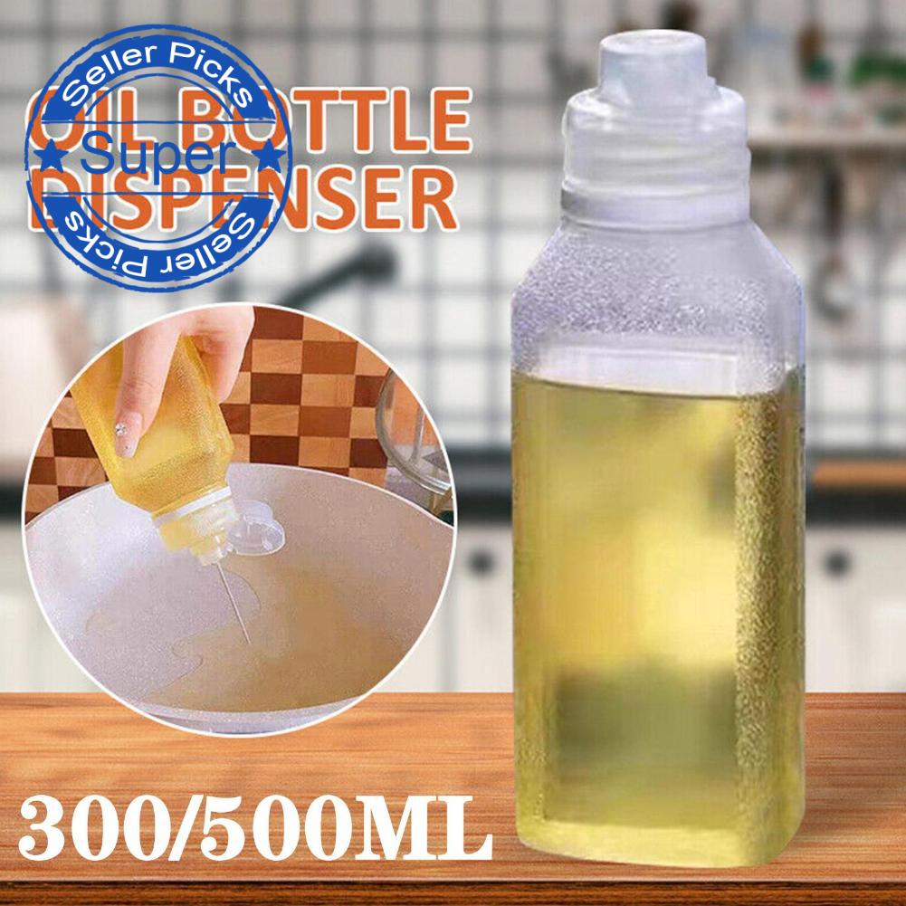 Chai Nhựa Rỗng 500ml / 300ml B6J4 Tự Động Đựng Dầu Tiện Dụng