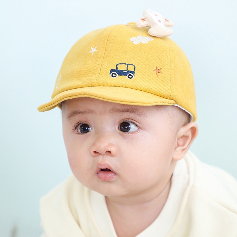 Nón lưỡi trai hình xe hơi máy bay dễ thương thời trang cho bé trai bé gái 3 đến 12 tháng