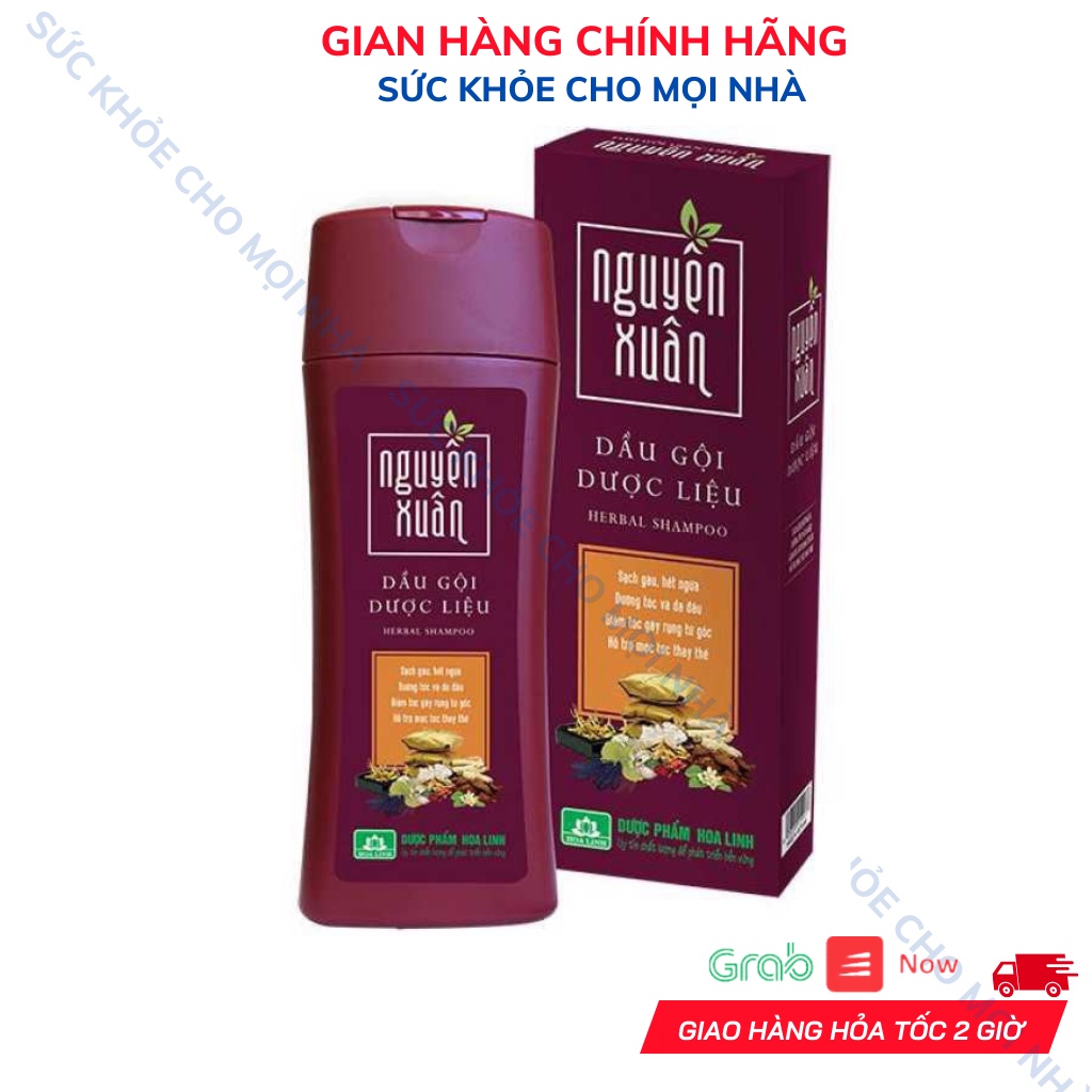 Dầu Gội Dược Liệu Nguyên Xuân Chai Màu Nâu 250ml.Dành Cho Tóc Thường