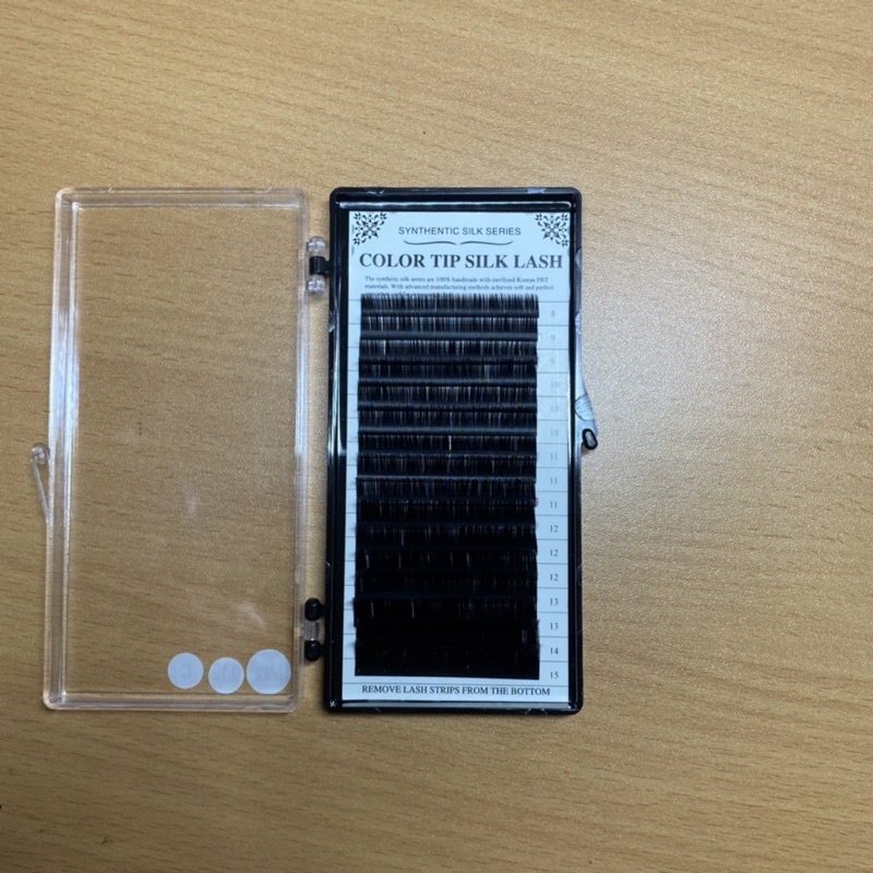Mi khay Color Tip Silk Lash mix 8 đến 15mm
