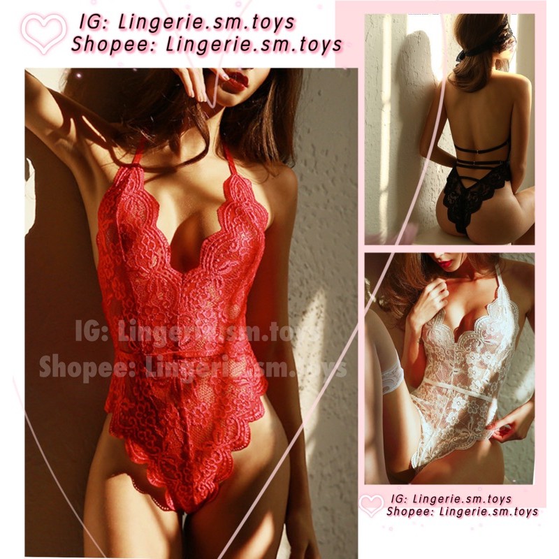 Bodysuit Ren Hoa Mềm Mại Gợi Cảm Quyến Rũ - Jumsuit Ren Sexy