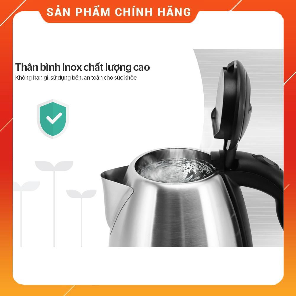 Ấm Siêu Tốc Inox 1.8L SUNHOUSE SHD1182