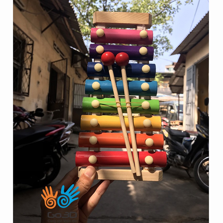 Đàn gõ xylophone 8 Thanh loại đẹp chuẩn âm sắc