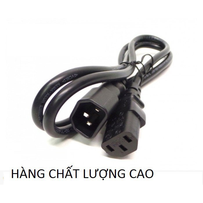 Cáp nối dài dây nguồn , dây nguồn C13-C14 1.8m 3 lõi đồng