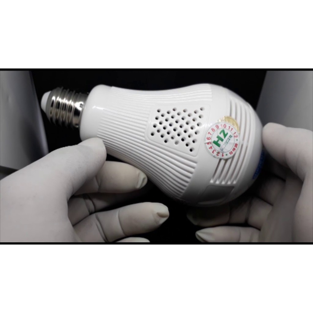 Camera bóng đèn Full HD 2.0 MP, quay toàn cảnh 360 độ, ghi âm, lưu trữ video | BigBuy360 - bigbuy360.vn