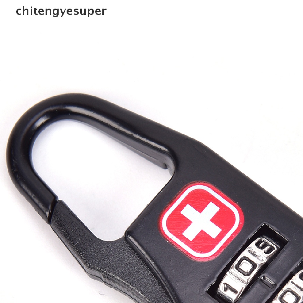 Chitengyesuper 1pc Camping Equipment Outdoor Multi Tool Luggage Password Lock Padlock CGS